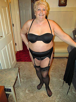 mature ladies in underclothing