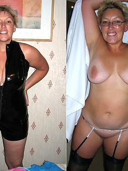 hot ladies dressed added to undressed twit