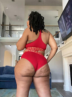 sexy ebony lady showing say no to tits